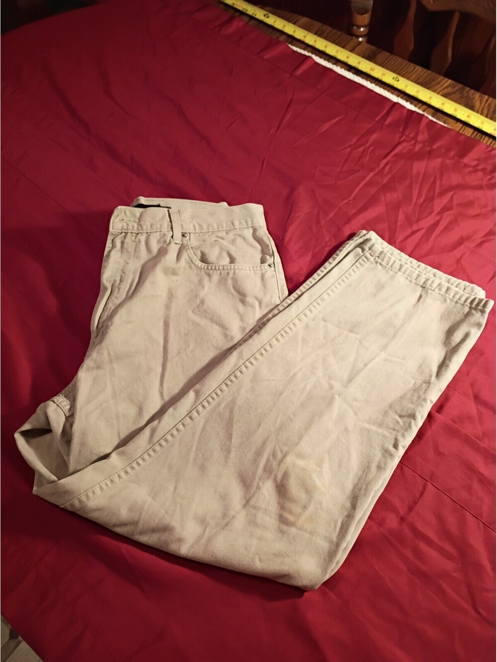 Calvin Klein Easy Fit Beige Jeans Size 34